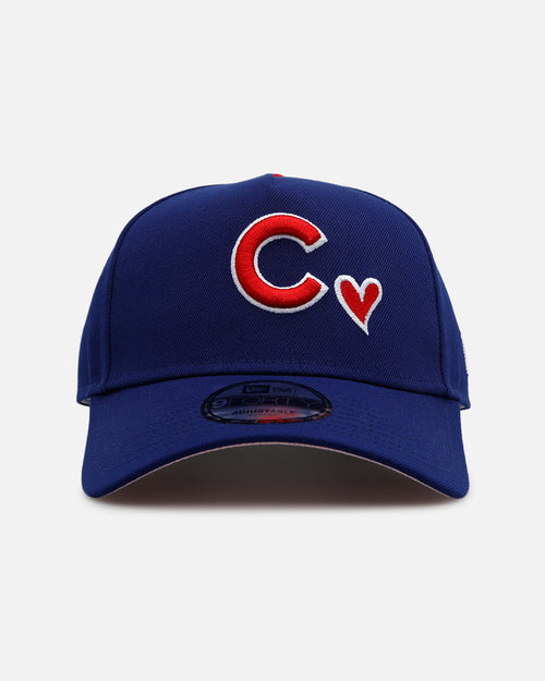 New Era Chicago Cubs 'Team Color Hearts' 9FORTY A-Frame Snapback Official Team Color