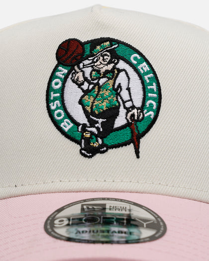 New Era Boston Celtics 'Pink Lemonade' 9FORTY A-Frame Snapback Pink/Yellow