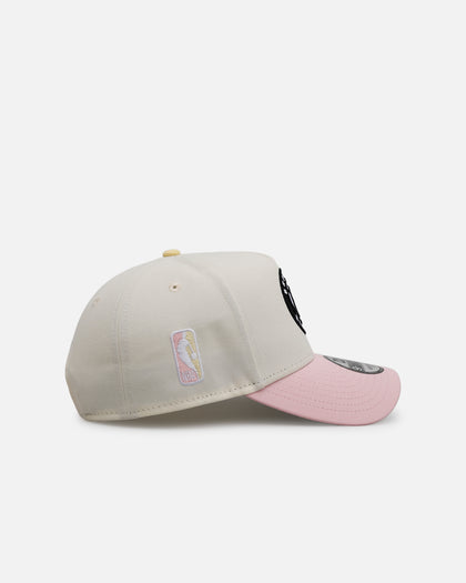 New Era Brooklyn Nets 'Pink Lemonade' 9FORTY A-Frame Snapback Pink/Yellow