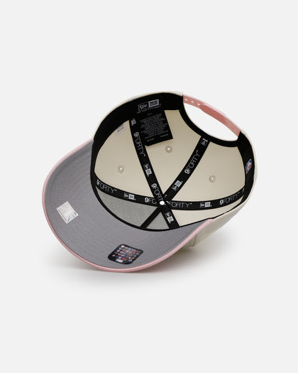 New Era Golden State Warriors 'Pink Lemonade' 9FORTY A-Frame Snapback Pink/Yellow