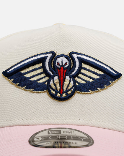 New Era New Orleans Pelicans 'Pink Lemonade' 9FORTY A-Frame Snapback Pink/Yellow