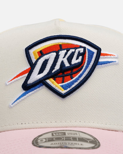 New Era Oklahoma City Thunder 'Pink Lemonade' 9FORTY A-Frame Snapback Pink/Yellow