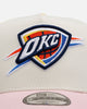New Era Oklahoma City Thunder 'Pink Lemonade' 9FORTY A-Frame Snapback Pink/Yellow