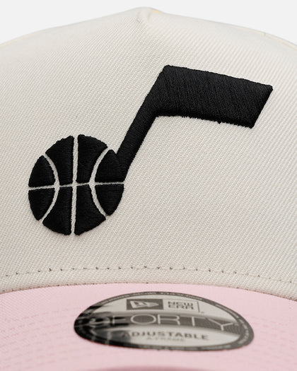 New Era Utah Jazz 'Pink Lemonade' 9FORTY A-Frame Snapback Pink/Yellow