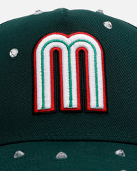 New Era Mexico National Baseball Team 'Embellishment' 9FORTY A-Frame Snapback Green