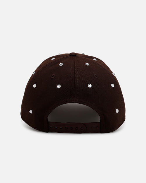 New Era San Diego Padres 'Embellishment' 9FORTY A-Frame Snapback Brown