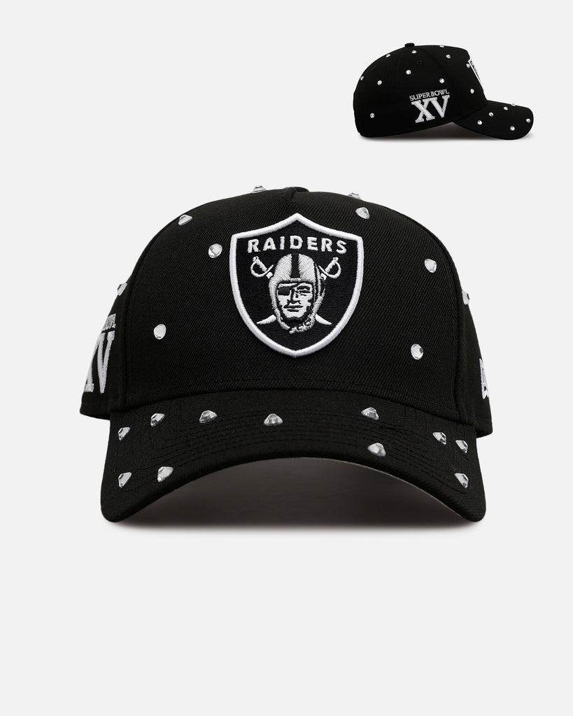 LAS VEGAS RAIDERS スナップバックキャップ New Era Las Vegas Raiders 'Embellishment' 9FORTY A-Frame Snapback