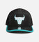 New Era Chicago Bulls 'Black Aqua' Camper Strapback Black/Aqua