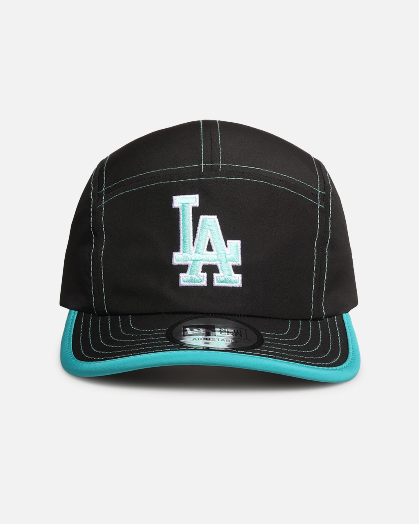 New Era Los Angeles Dodgers 'Black Aqua' Camper Strapback Black