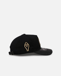 Pro Standard Atlanta Braves 'Gold Twist' Pro Pinch Strapback Black/Gold