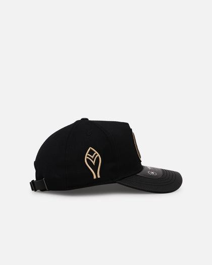 Pro Standard Atlanta Braves 'Gold Twist' Pro Pinch Strapback Black/Gold