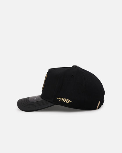 Pro Standard Atlanta Braves 'Gold Twist' Pro Pinch Strapback Black/Gold