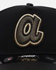 Pro Standard Atlanta Braves 'Gold Twist' Pro Pinch Strapback Black/Gold