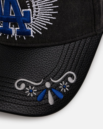 Pro Standard Los Angeles Dodgers 'Eternal Skull' Pro Pinch Strapback Black/Blue