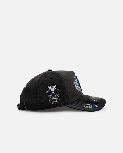 Pro Standard Los Angeles Dodgers 'Eternal Skull' Pro Pinch Strapback Black/Blue