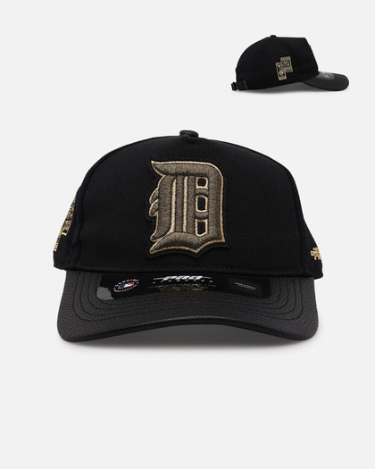 Pro Standard Detroit Tigers 'Gold Twist' Pro Pinch Strapback Black/Gold