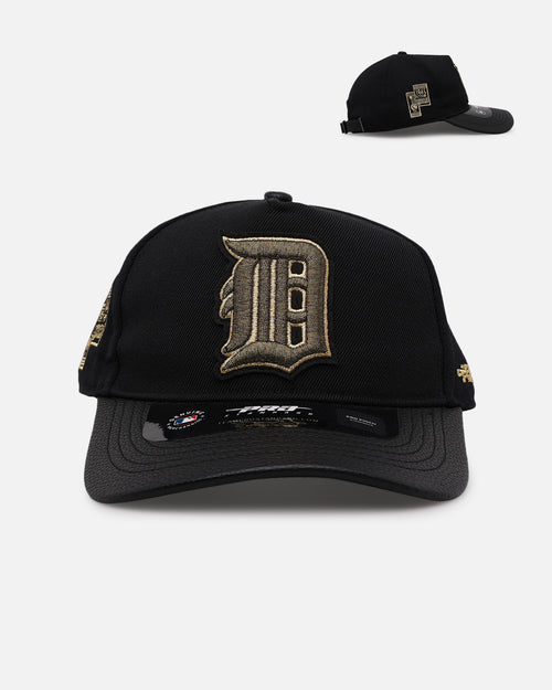 Pro Standard Detroit Tigers 'Gold Twist' Pro Pinch Strapback Black/Gold