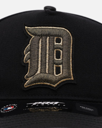 Pro Standard Detroit Tigers 'Gold Twist' Pro Pinch Strapback Black/Gold
