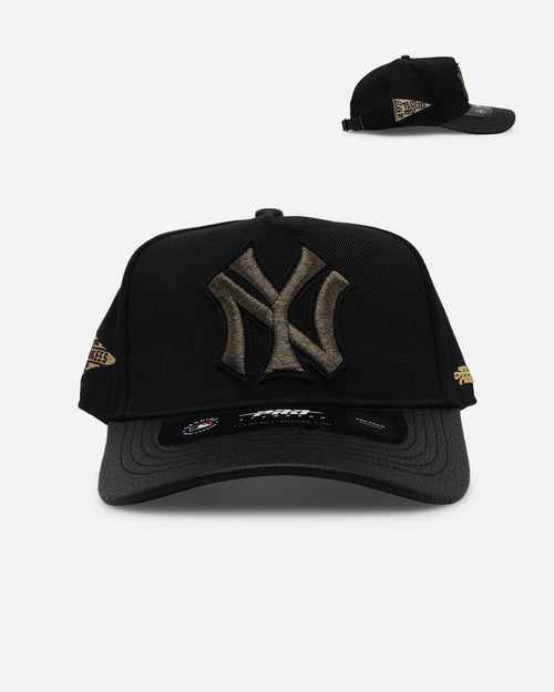 Pro Standard New York Yankees 'Gold Twist' Pro Pinch Strapback Black/Gold