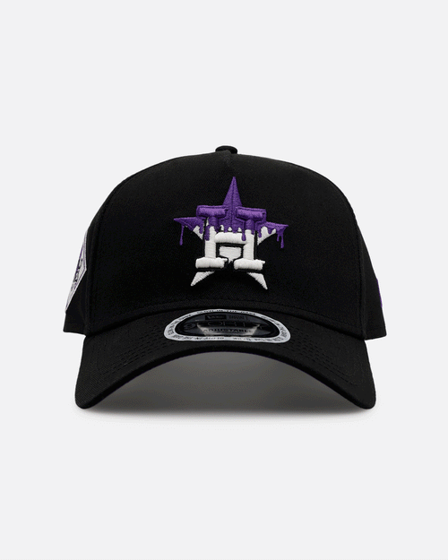 New Era Houston Astros 'Drip 3.0' 9FORTY A-Frame Snapback Black/Glow