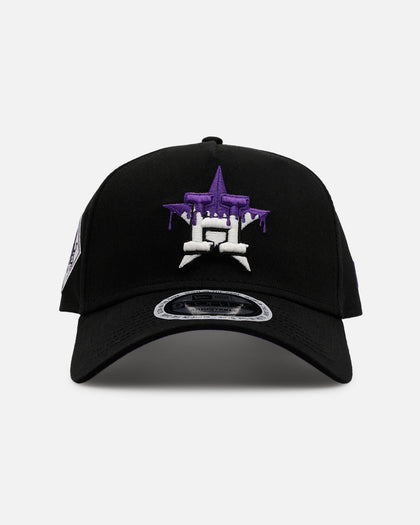 New Era Houston Astros 'Drip 3.0' 9FORTY A-Frame Snapback Black/Glow