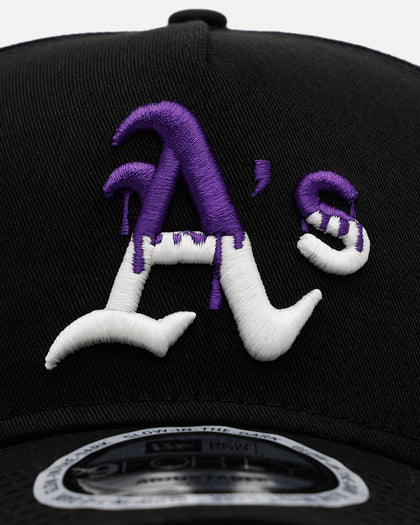New Era Oakland Athletics 'Drip 3.0' 9FORTY A-Frame Snapback Black/Glow
