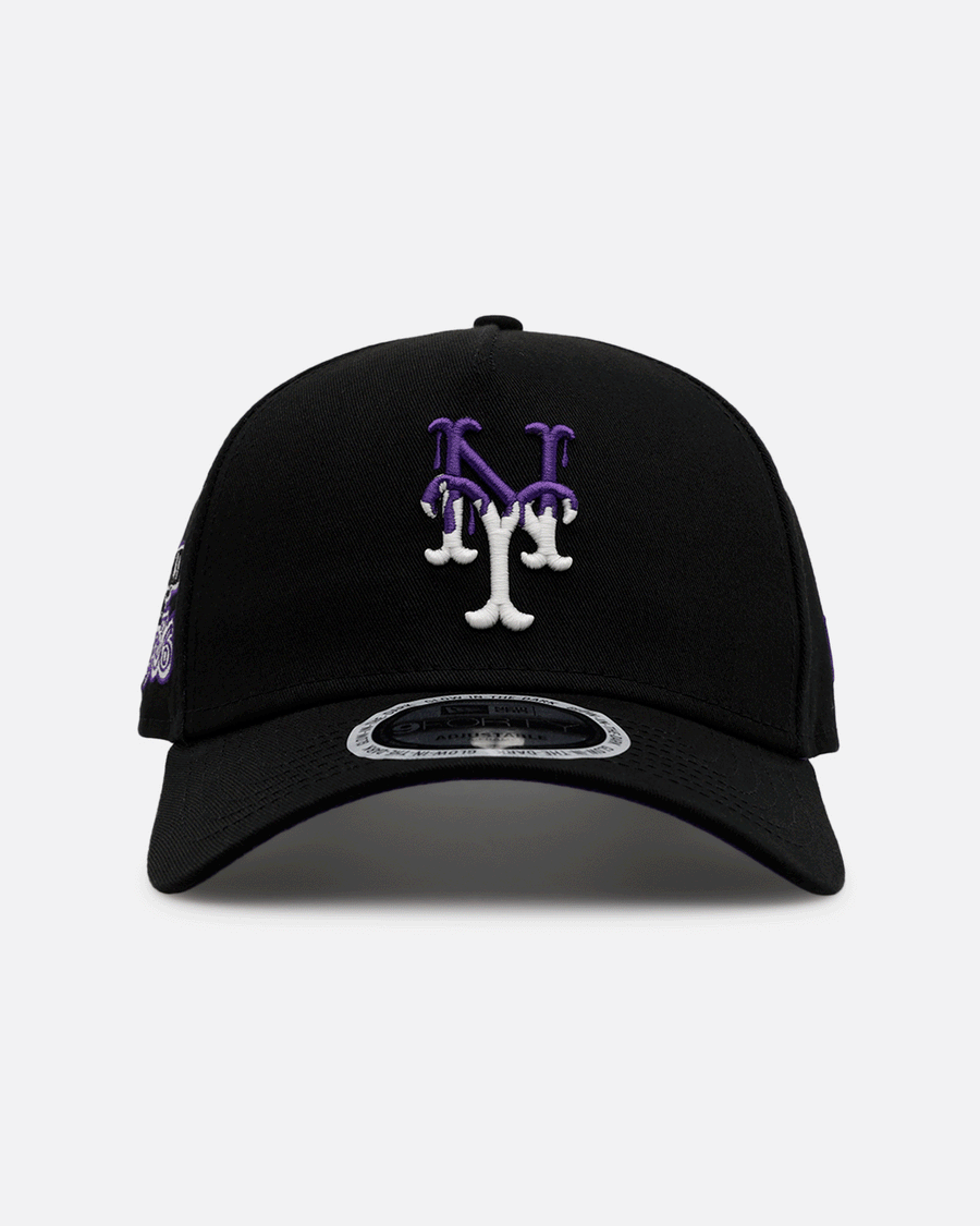 メタクリル 3set New Era New York Mets 'Drip 3.0' 9FORTY A-Frame Snapback Black