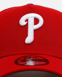 New Era Philadelphia Phillies 'Area Codes' 9FORTY A-Frame Snapback Red