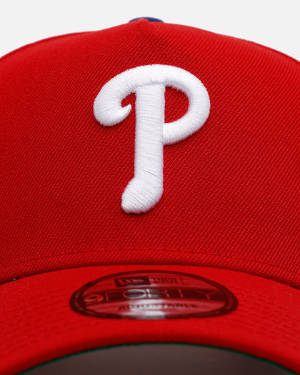 New Era Philadelphia Phillies 'Area Codes' 9FORTY A-Frame Snapback Red