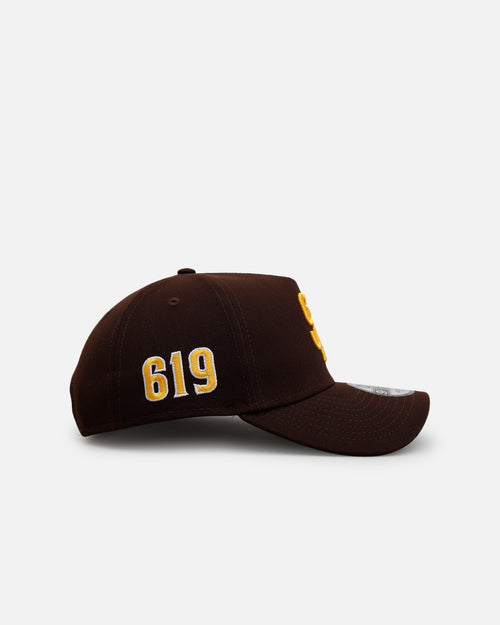 New Era San Diego Padres 'Area Codes' 9FORTY A-Frame Snapback Brown