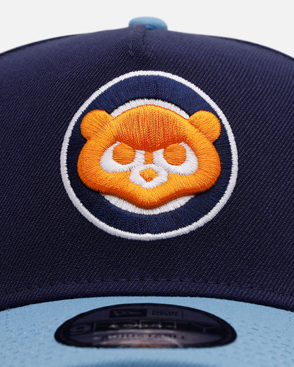 New Era Chicago Cubs 'Coral' 9FORTY A-Frame Snapback Navy/Sky