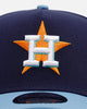 New Era Houston Astros 'Coral' 9FORTY A-Frame Snapback Navy/Sky