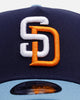 New Era San Diego Padres 'Coral' 9FORTY A-Frame Snapback Navy/Sky