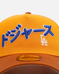 New Era Los Angeles Dodgers 'Beer' 9FORTY A-Frame Snapback Gold/Brown