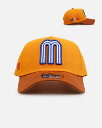 New Era Mexico National Baseball Team 'Beer' 9FORTY A-Frame Snapback Gold/Brown