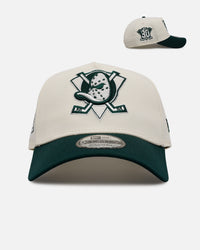 New Era Anaheim Ducks 'Evergreen 2.0' 9FORTY A-Frame Snapback Chrome/Dark Green