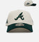 New Era Atlanta Braves 'Evergreen 2.0' 9FORTY A-Frame Snapback Chrome/Dark Green