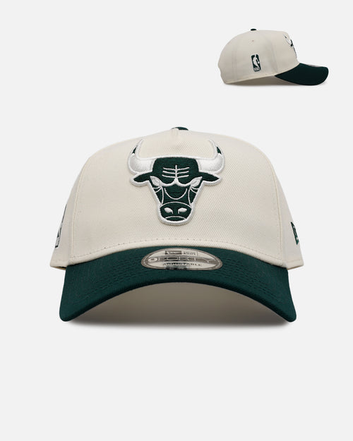 New Era Chicago Bulls 'Evergreen 2.0' 9FORTY A-Frame Snapback Chrome/Dark Green