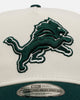 New Era Detroit Lions 'Evergreen 2.0' 9FORTY A-Frame Snapback Chrome/Dark Green