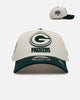 New Era Green Bay Packers 'Evergreen 2.0' 9FORTY A-Frame Snapback Chrome/Dark Green