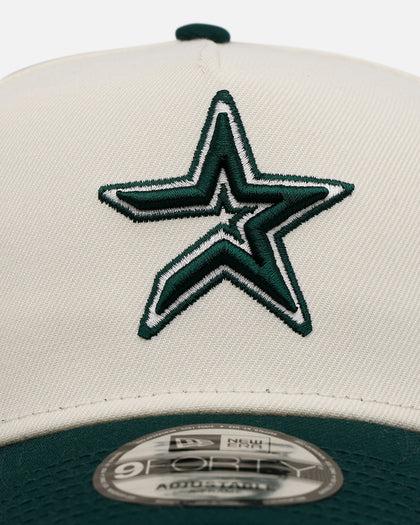 New Era Houston Astros 'Evergreen 2.0' 9FORTY A-Frame Snapback Chrome/Dark Green