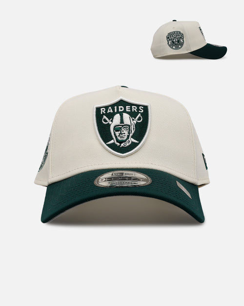 New Era Las Vegas Raiders 'Evergreen 2.0' 9FORTY A-Frame Snapback Chrome/Dark Green