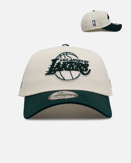 New Era Los Angeles Lakers 'Evergreen 2.0' 9FORTY A-Frame Snapback Chrome/Dark Green