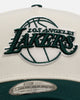 New Era Los Angeles Lakers 'Evergreen 2.0' 9FORTY A-Frame Snapback Chrome/Dark Green