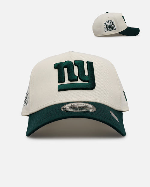 New Era New York Giants 'Evergreen 2.0' 9FORTY A-Frame Snapback Chrome/Dark Green