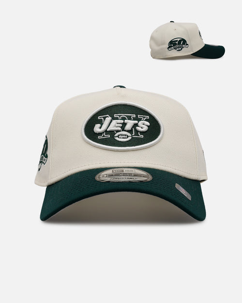 New Era New York Jets 'Evergreen 2.0' 9FORTY A-Frame Snapback Chrome/Dark Green