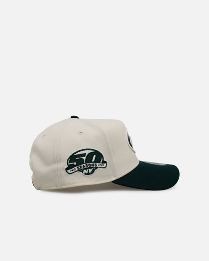New Era New York Jets 'Evergreen 2.0' 9FORTY A-Frame Snapback Chrome/Dark Green
