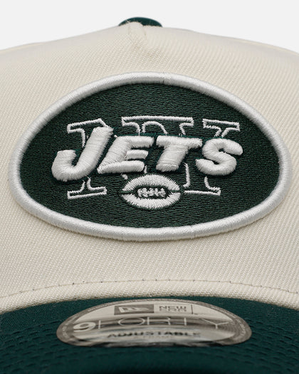 New Era New York Jets 'Evergreen 2.0' 9FORTY A-Frame Snapback Chrome/Dark Green