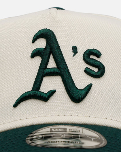 New Era Oakland Athletics 'Evergreen 2.0' 9FORTY A-Frame Snapback Chrome/Dark Green