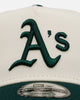 New Era Oakland Athletics 'Evergreen 2.0' 9FORTY A-Frame Snapback Chrome/Dark Green